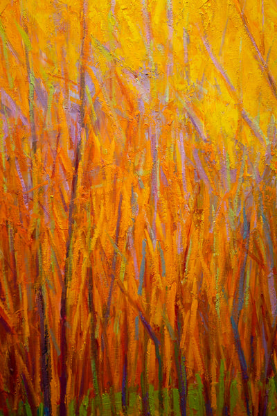 October Light, oil on canvas with frame 38"x38"x2", 2023(sold)