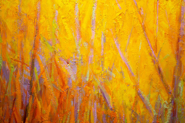 October Light, oil on canvas with frame 38"x38"x2", 2023(sold)