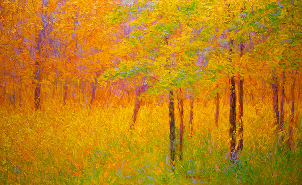 Summer Light, oil on canvas with frame 32"x50"x2, 2023