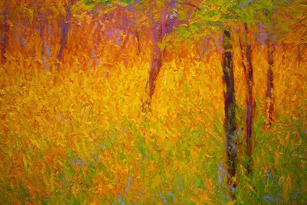 Summer Light, oil on canvas with frame 32"x50"x2, 2023