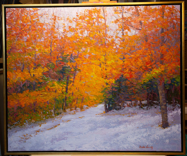 White Mountain Series 8, oil on canvas 42"x50", 2023