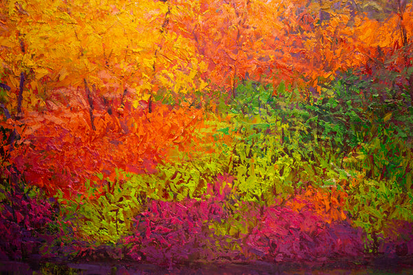 Colors Sing, oil on canvas 42"x50"x2", 2023