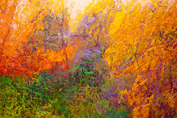 Colors Sing, oil on canvas 42"x50"x2", 2023