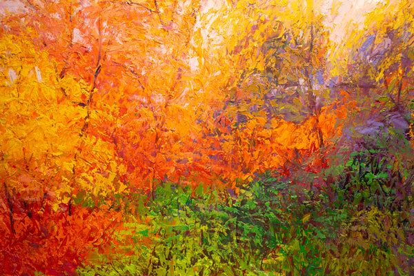 Colors Sing, oil on canvas 42"x50"x2", 2023