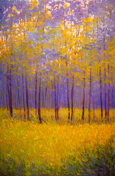 May Light, oil on canvas with frame 42"x62",x2" 2023