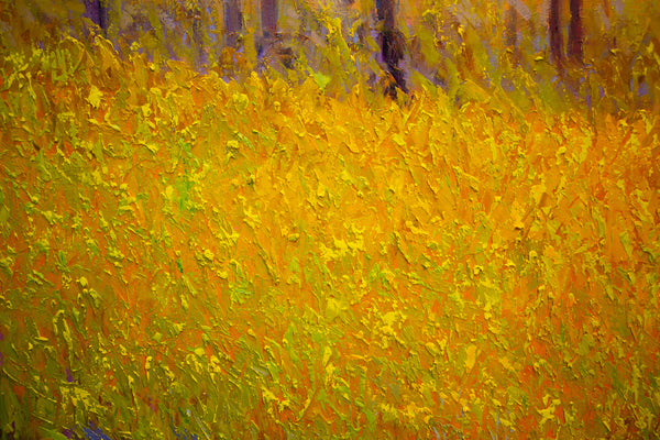 May Light, oil on canvas with frame 42"x62",x2" 2023