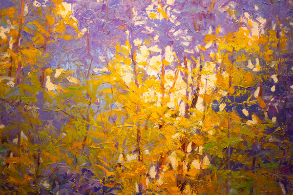May Light, oil on canvas with frame 42"x62",x2" 2023