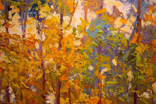 Morning Light, oil on canvas with frame 42"x62"x2", 2023