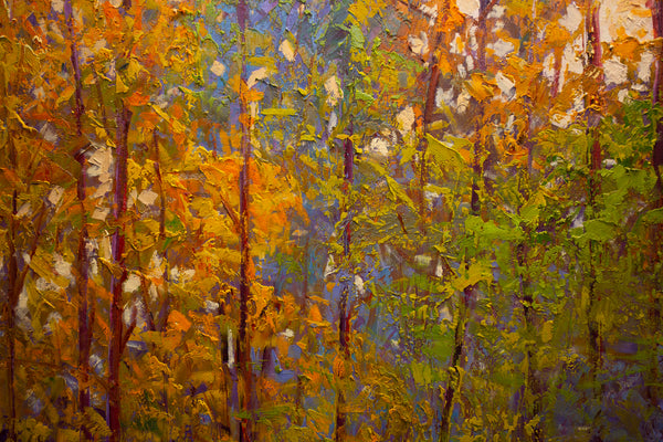 Morning Light, oil on canvas with frame 42"x62"x2", 2023