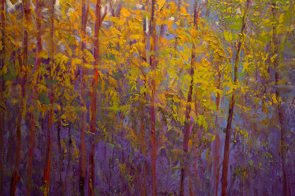 Morning Light, oil on canvas with frame 42"x62"x2", 2023