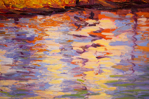 Morning Light, oil on canvas with frame 42"x62"x2", 2023