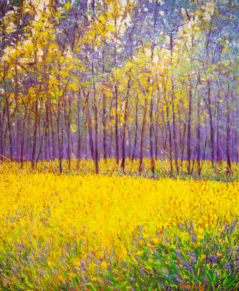 May Sings, oil on canvas with frame 42x50x2 inches, 2024