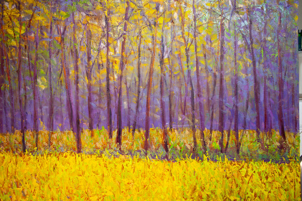 May Sings, oil on canvas with frame 42x50x2 inches, 2024