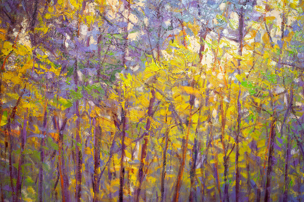 May Sings, oil on canvas with frame 42x50x2 inches, 2024