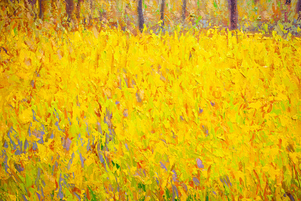 May Sings, oil on canvas with frame 42x50x2 inches, 2024