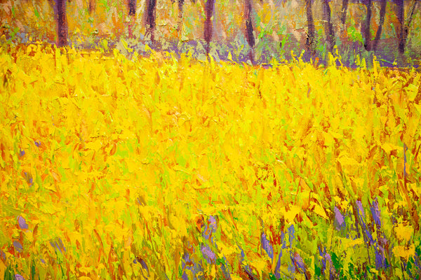 May Sings, oil on canvas with frame 42x50x2 inches, 2024