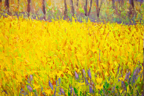 May Sings, oil on canvas with frame 42x50x2 inches, 2024