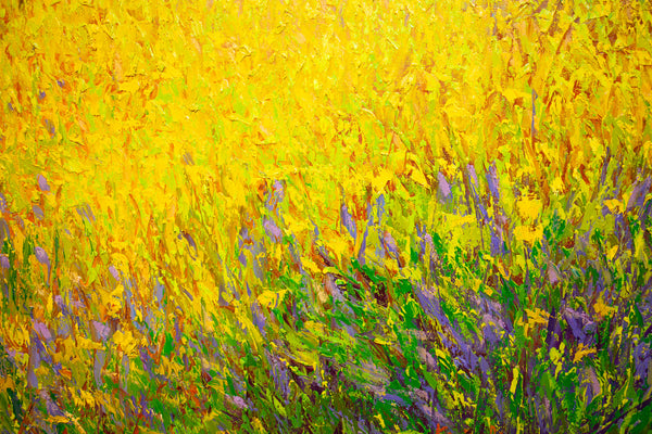 May Sings, oil on canvas with frame 42x50x2 inches, 2024