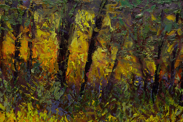 Summer Field I, oil on canvas 42"x42"x2" (sold)