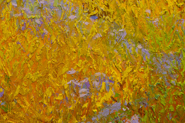 Summer Field I, oil on canvas 42"x42"x2" (sold)