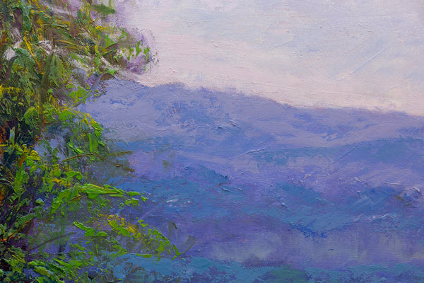 Summer Field II, oil on canvas 42"x42"x2", 2024(sold)