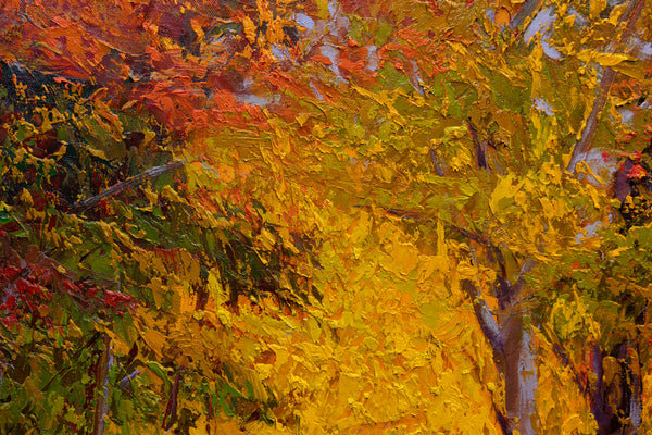 Path of Early Light, oil on canvas, 42"x50"x2", 2024