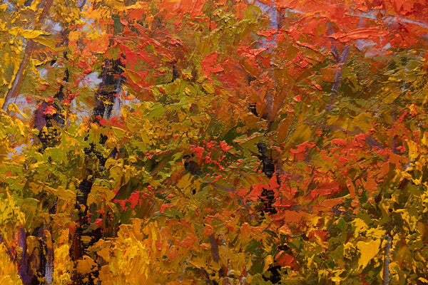 Path of Early Light, oil on canvas, 42"x50"x2", 2024