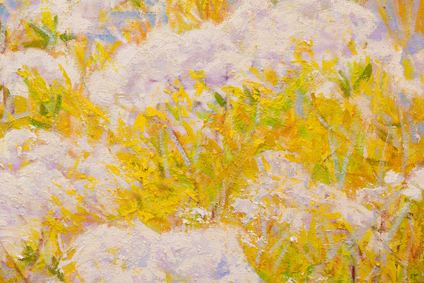 Golden Tranquility,  oil on canvas, 50"x60"x2", 2024 (sold)