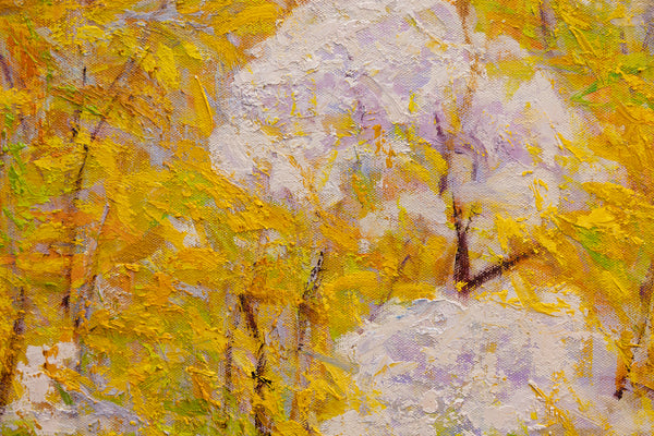 Golden Tranquility,  oil on canvas, 50"x60"x2", 2024 (sold)