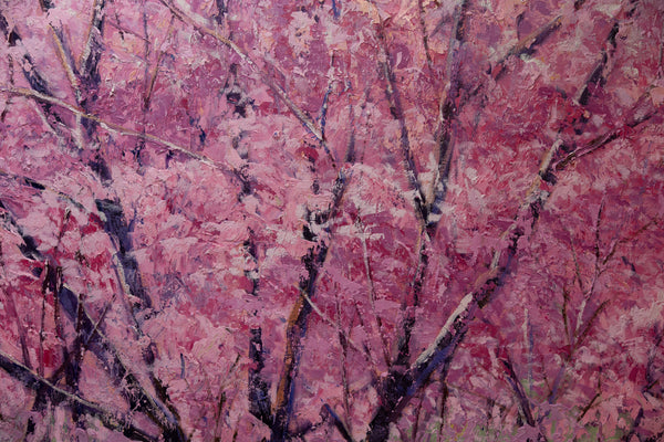 Spring Serenade, oil on canvas 48"x60"x2", 2025
