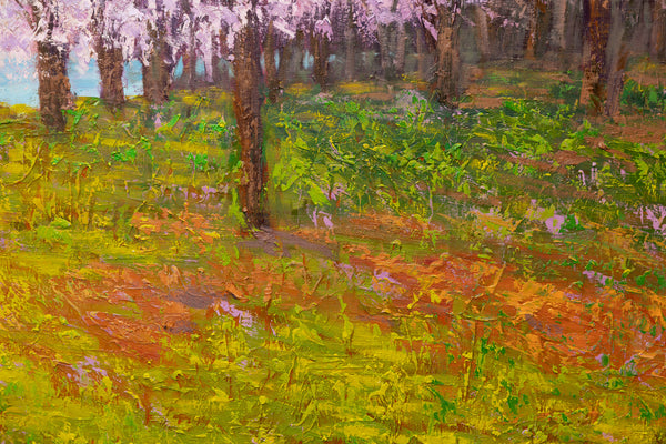 Spring Serenade, oil on canvas 48"x60"x2", 2025