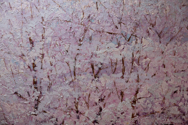 Blossom Breeze in DC, oil on canvas 48"x60"x2", 2025