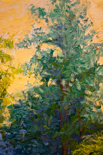 Summer Reflection, 2023, oil on canvas 27"x37"x1.5"