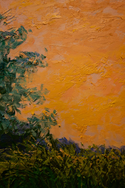 Summer Reflection, 2023, oil on canvas 27"x37"x1.5"