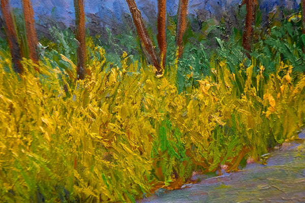 Summer Reflection, 2023, oil on canvas 27"x37"x1.5"