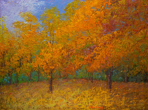 Late Autumn, 2021, oil on canvas 31"x41"x1.5"