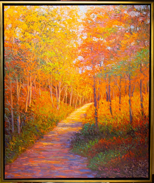 Autumn Shadow, oil on canvas 50"x42"x2", 2022(sold)