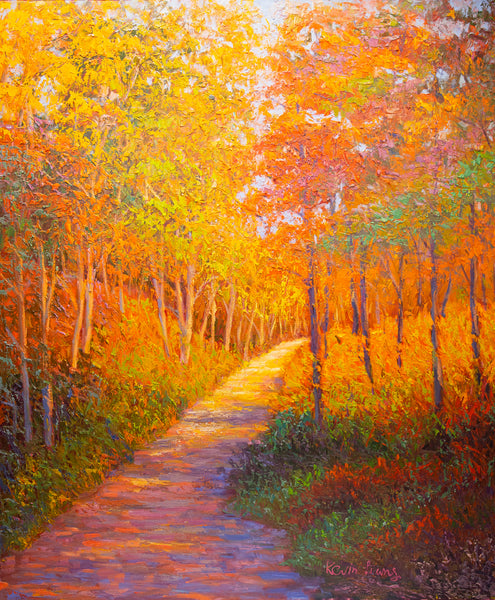 Autumn Shadow, oil on canvas 50"x42"x2", 2022(sold)