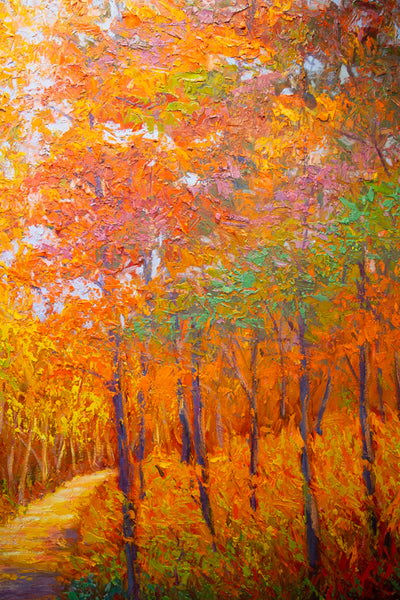 Autumn Shadow, oil on canvas 50"x42"x2", 2022(sold)
