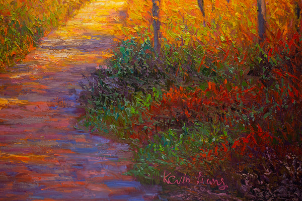 Autumn Shadow, oil on canvas 50"x42"x2", 2022(sold)