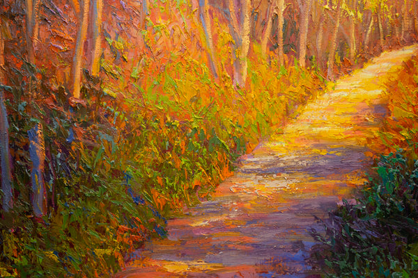 Autumn Shadow, oil on canvas 50"x42"x2", 2022(sold)