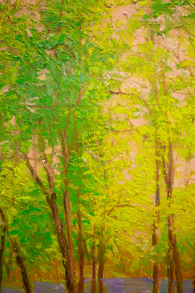 April Sings, oil on canvas 42"x50"x2", 2022 (sold)