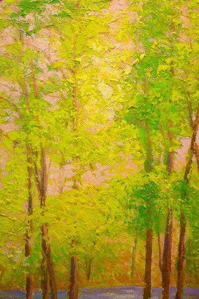 April Sings, oil on canvas 42"x50"x2", 2022 (sold)