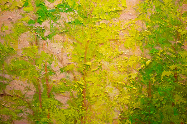 April Sings, oil on canvas 42"x50"x2", 2022 (sold)