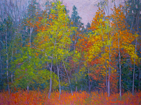 White Mountain Series 4, oil on canvas 31"x41"x2", 2022