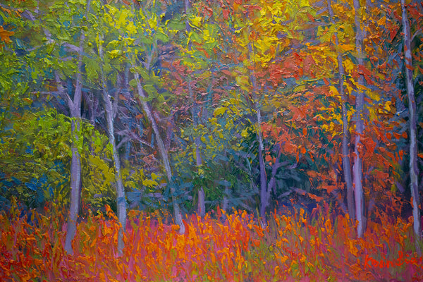 White Mountain Series 4, oil on canvas 31"x41"x2", 2022