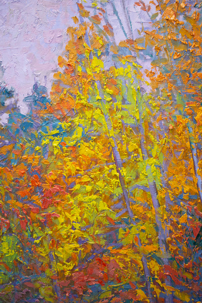 White Mountain Series 4, oil on canvas 31"x41"x2", 2022