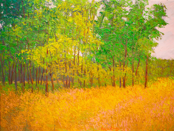 June in Ohio, oil on canvas 31"x41"x2", 2022 (sold)