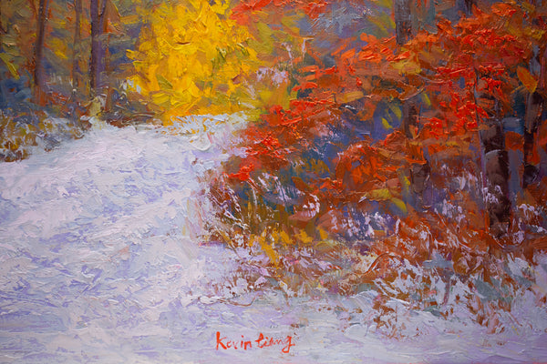 White Mountain Series 6, oil on canvas 31"x41'x2". 2022
