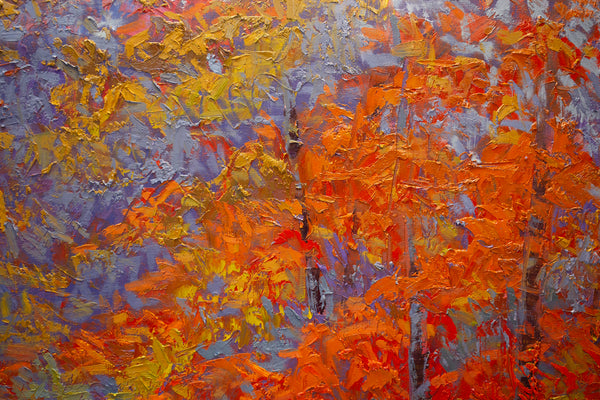 White Mountain Series 6, oil on canvas 31"x41'x2". 2022